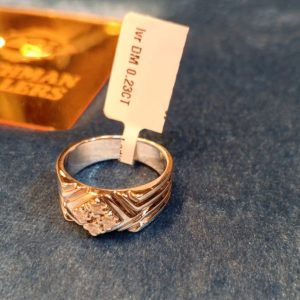 Palladium men's ring