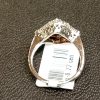 21k Gold weight 6.850 grams ladies ring white gold plating with 0.63 CT diamonds - Image 3