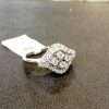 21k Gold weight 6.850 grams ladies ring white gold plating with 0.63 CT diamonds - Image 4