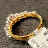 Ladies gold ring with 0.26CT diamonds gold weight 4.110 grams - Image 3