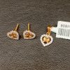 Gold pendant tops with diamonds 0.33CT gold weight 4.460 grams - Image 2