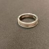 Silver finger band with diamond 0.06 CT - Image 2